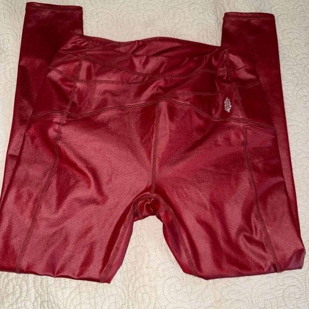 FP Movement by Free People Red Leggings